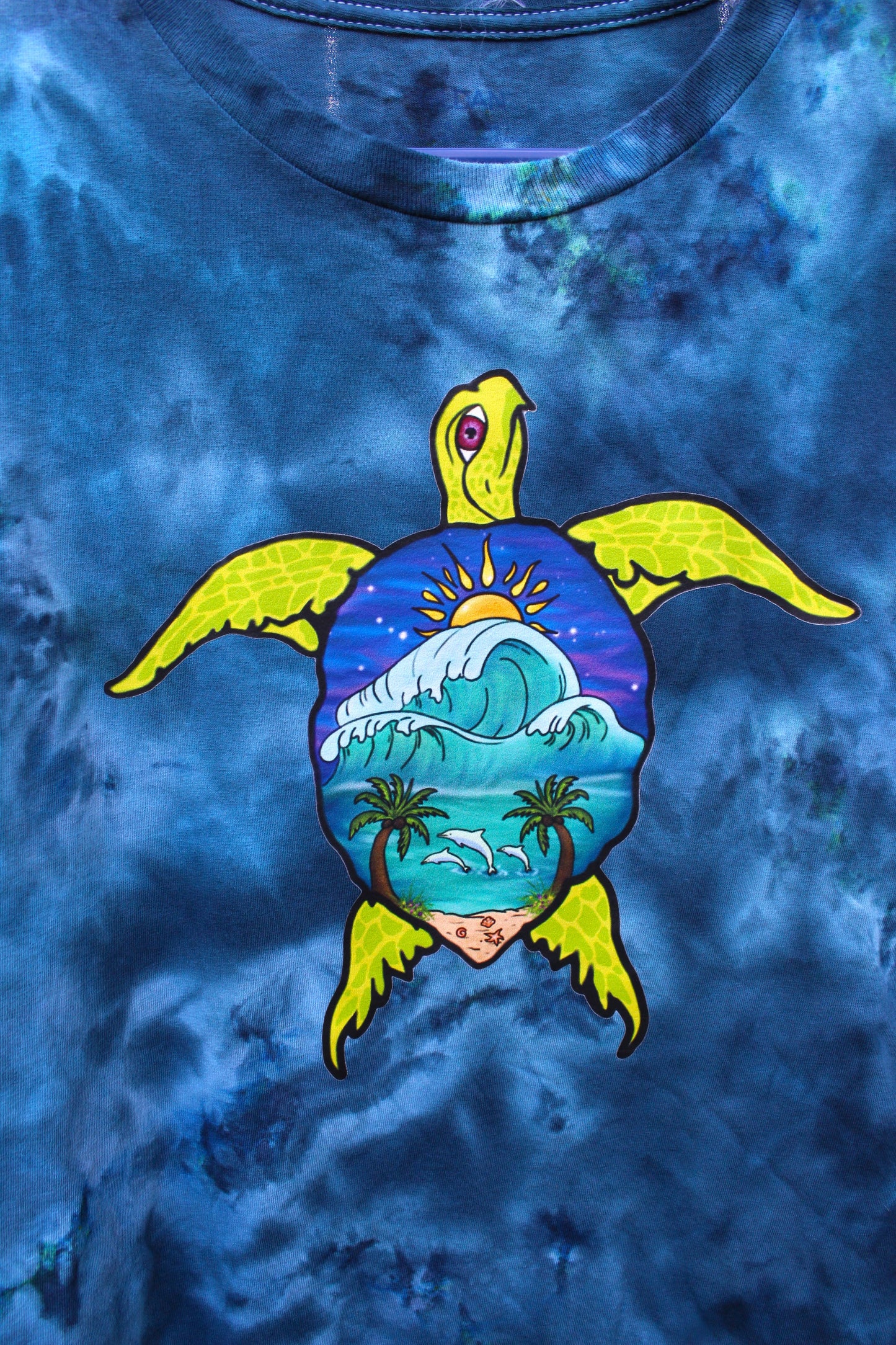Free Flowin' Turtle Tie Dye Tee
