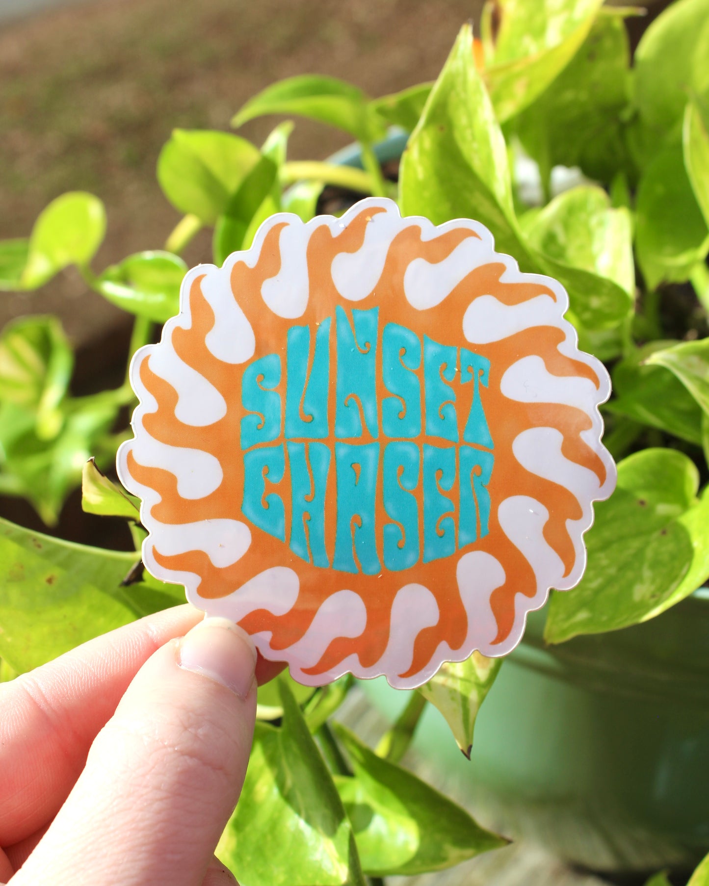 Sunset Chaser Waterproof Sticker