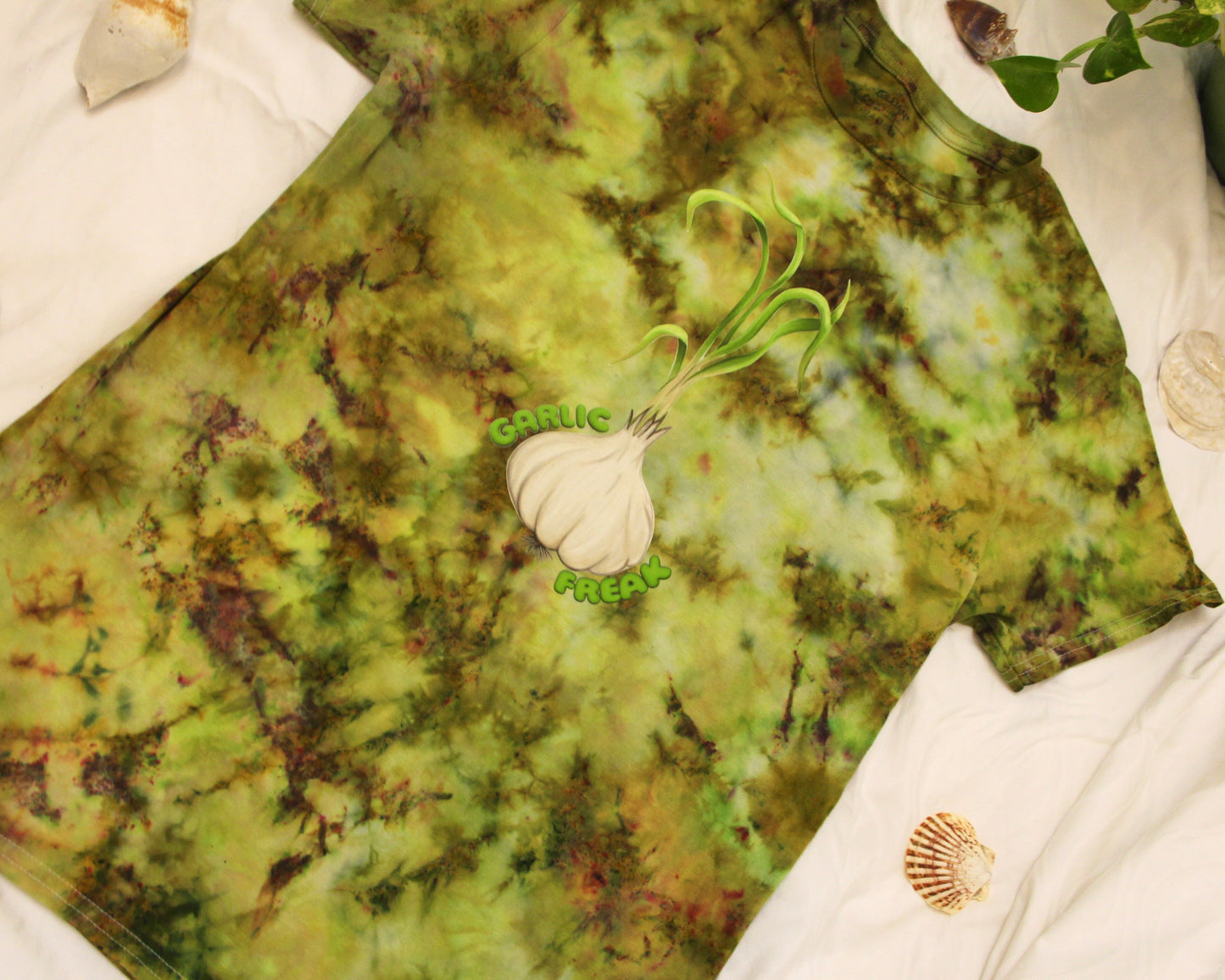 "Garlic Freak" Tie Dye Tee