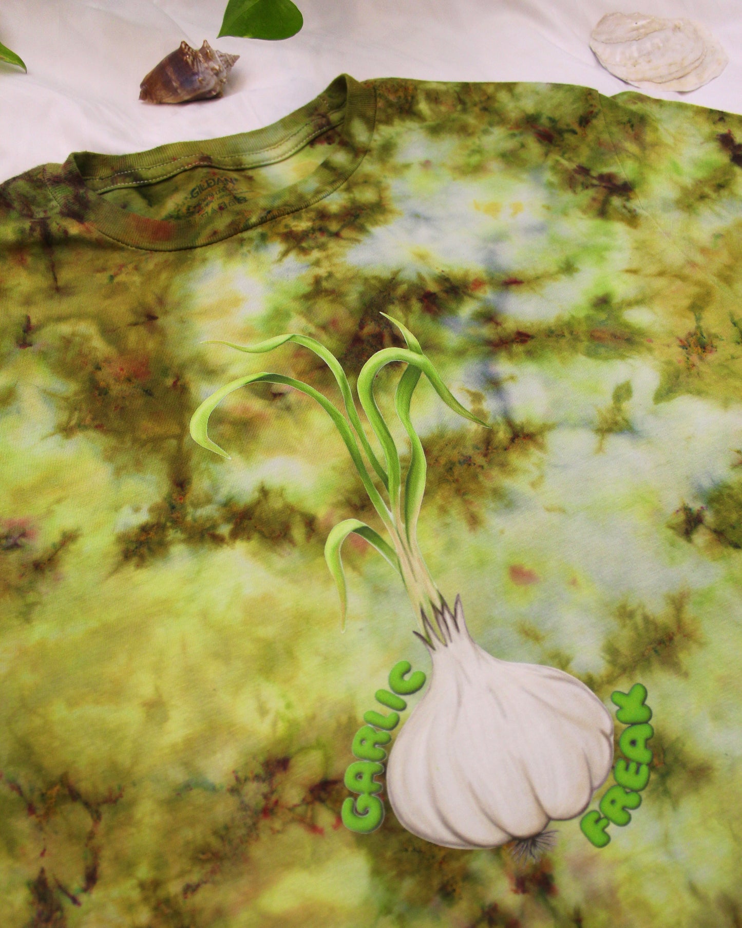 "Garlic Freak" Tie Dye Tee