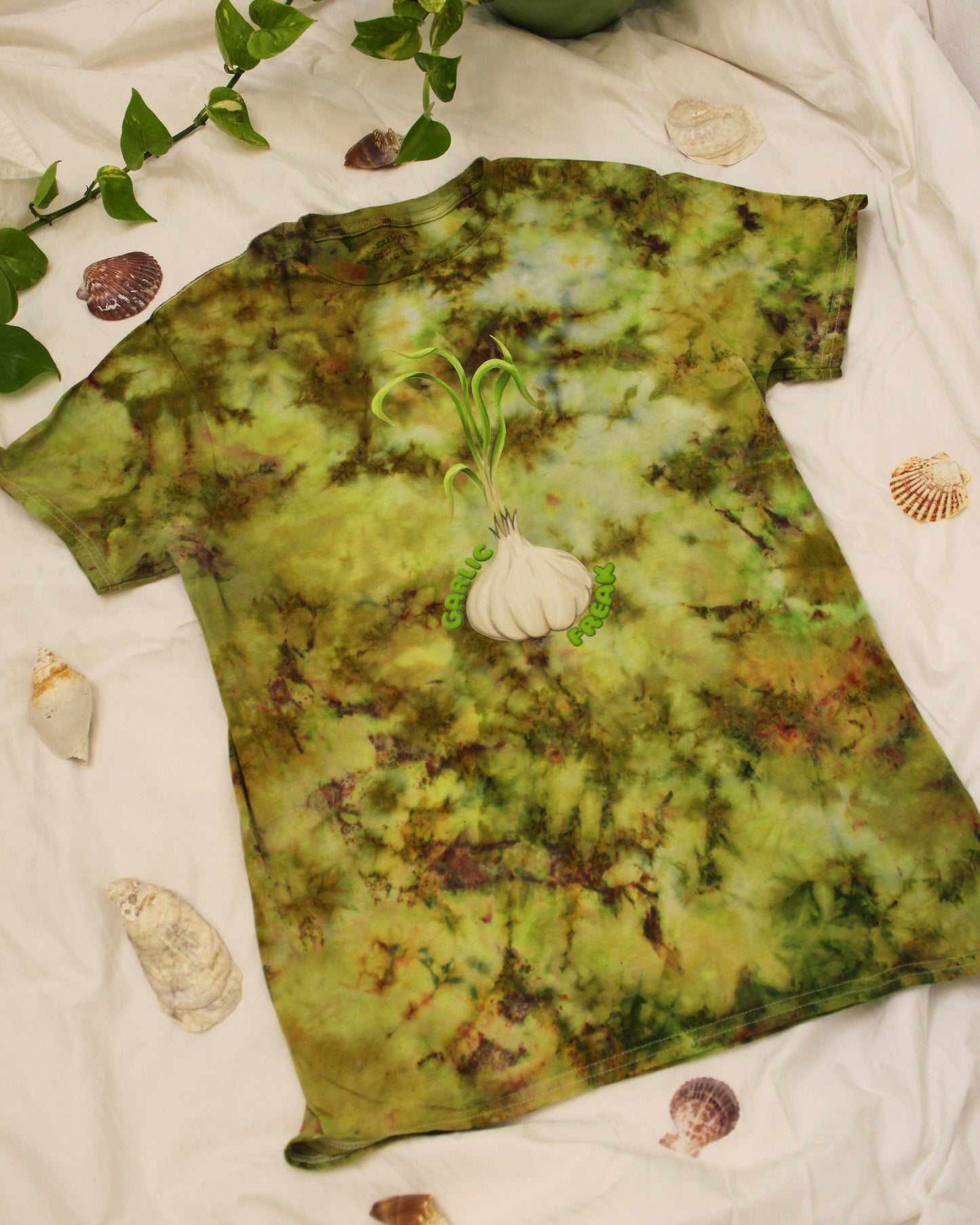 "Garlic Freak" Tie Dye Tee