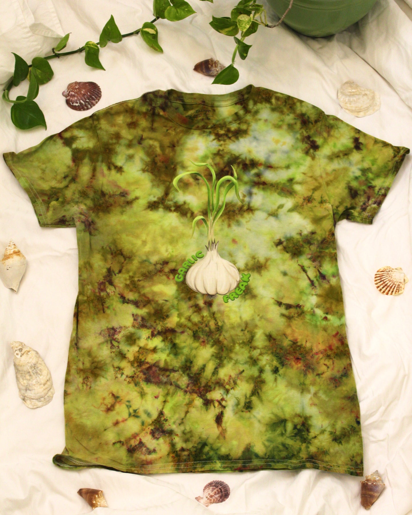 "Garlic Freak" Tie Dye Tee