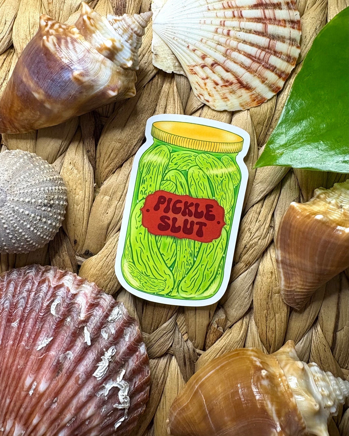 "Pickle Slut" Waterproof Sticker